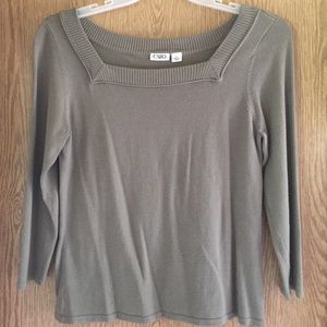 Beautiful square neck Sage green Cato sweater!