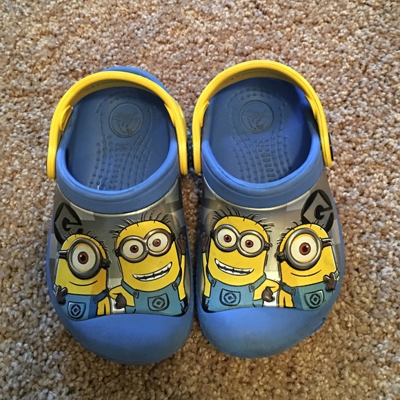 crocs shoes minion poshmark