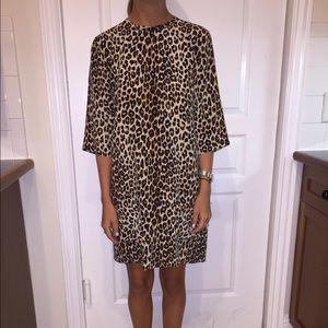 Leopard Print Equipment Dress