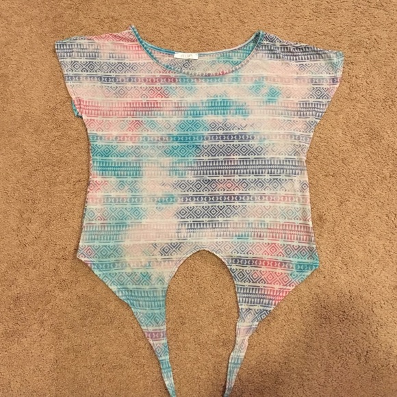 Crop top with front knot