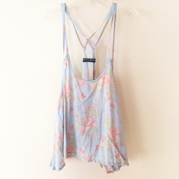 Brandy Melville Floral Top - Picture 1 of 1
