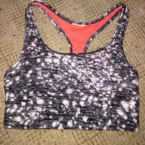Reversible sports bra.