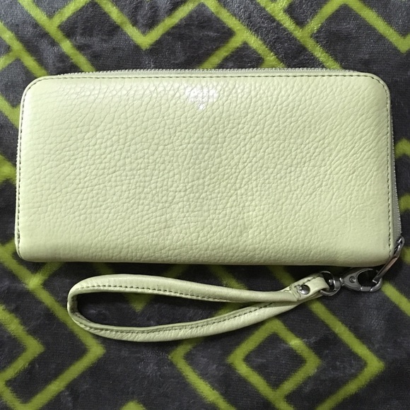 Fossil light green wallet