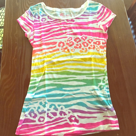 Crazy color tee shirt