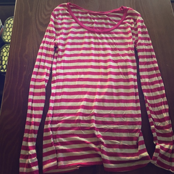 Long sleeve stripped shirt