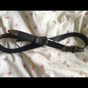Double buckle belt