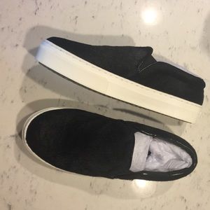 Celine Fur Slip On Sneaker Loafer