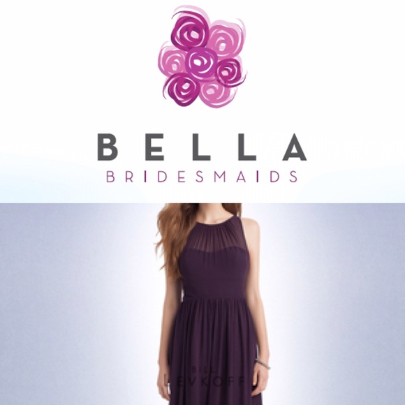 Bill Levkoff Plum Gown