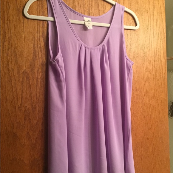 Brenda's lavendar tank top