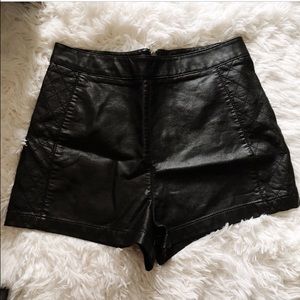 Leather Shorts