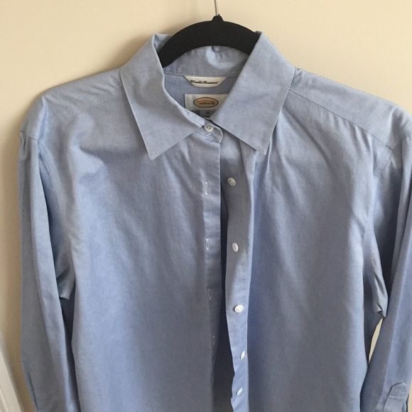 Talbot's French Blue wrinkle resistant button down