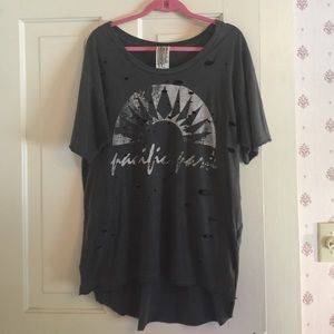 Free People distressed Tee