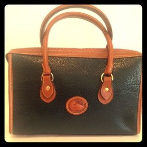 Dooney Bourke Black all weather Doctor travel bag