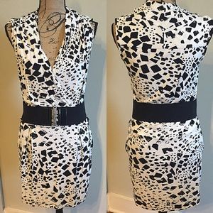 B+W Belted Dress