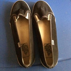 Black slip on vans