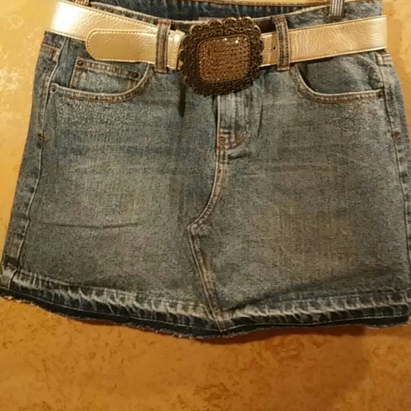 NWT Denim Mini Skirt