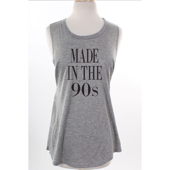 LAST ONE!! "Made in the 90s" Top-GREY - Picture 2 of 4