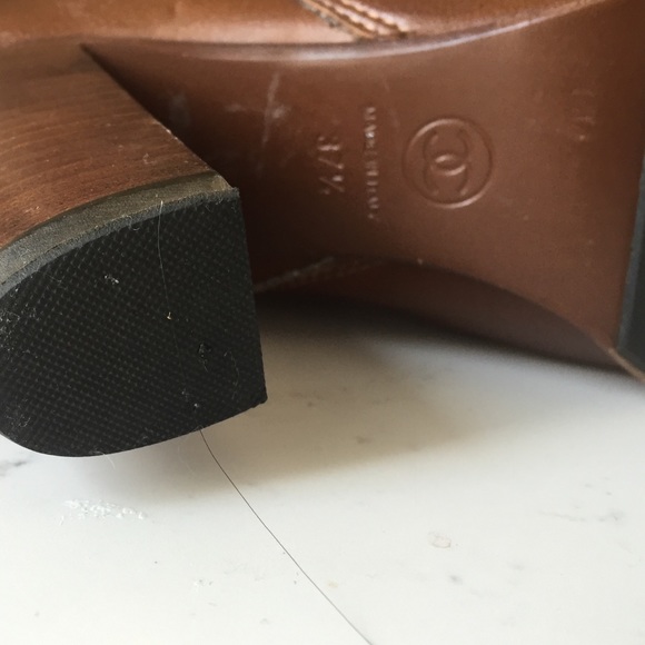 Chanel knee high boots size 37.5 - Picture 3 of 4