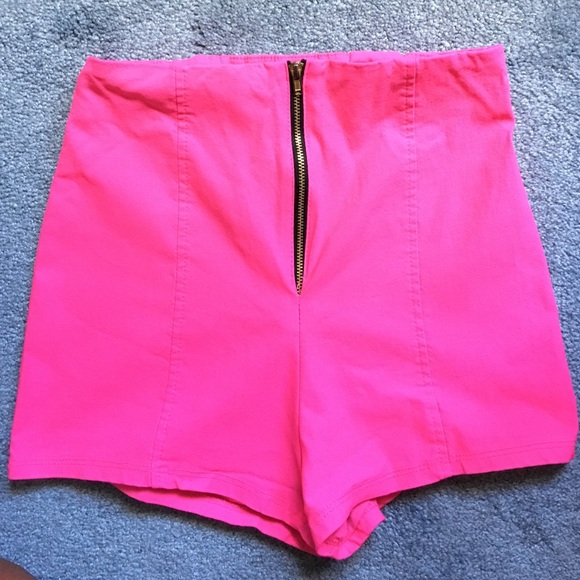 Hot Pink Shorts - Picture 1 of 4