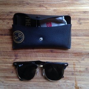 Clubmaster Ray Bans - Polarized