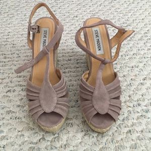 Suede Steve Madden Wedges