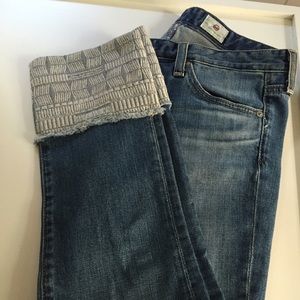 AG Stilt Crop Denim Jeans