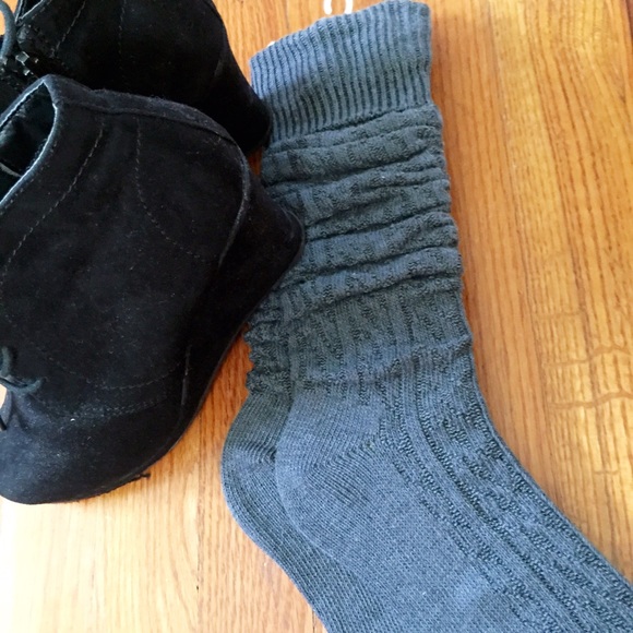 🍂Gray Knit Boot Socks