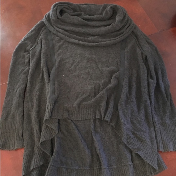 Grey cowl neck Free People sweater