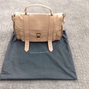 Authentic Proenza Schouler PS1 medium in beige