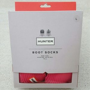 New Hunter boots tall socks size L