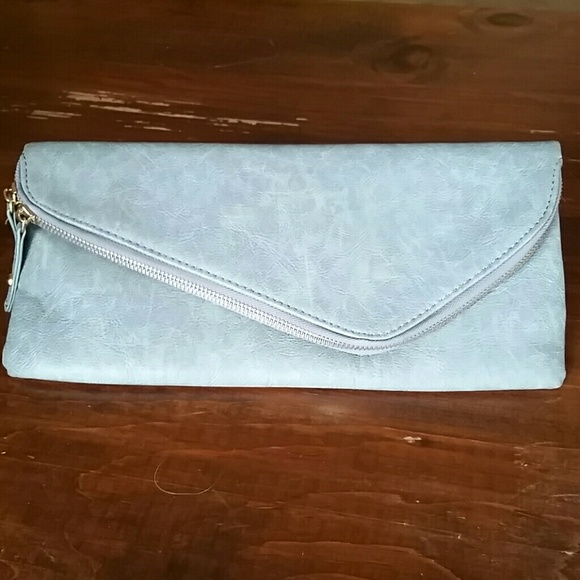 Francesca's Collections Handbags - Vegan leather clutch