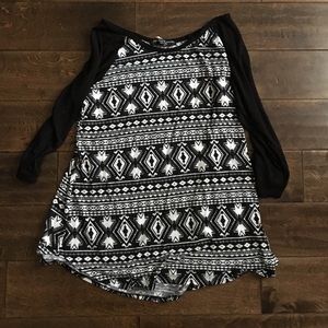 Boutique Aztec Print Shirt