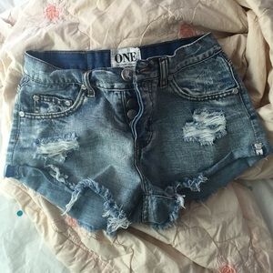 ONE TEASPOON BANDIT SHORTS