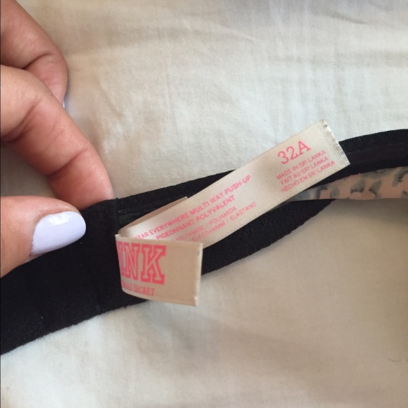 PINK strapless cheetah bra - Picture 3 of 4