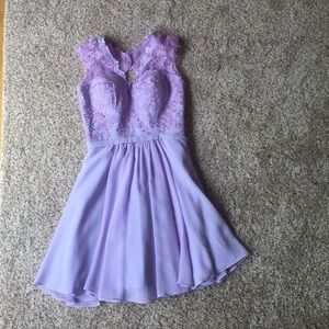 Lavender party dress