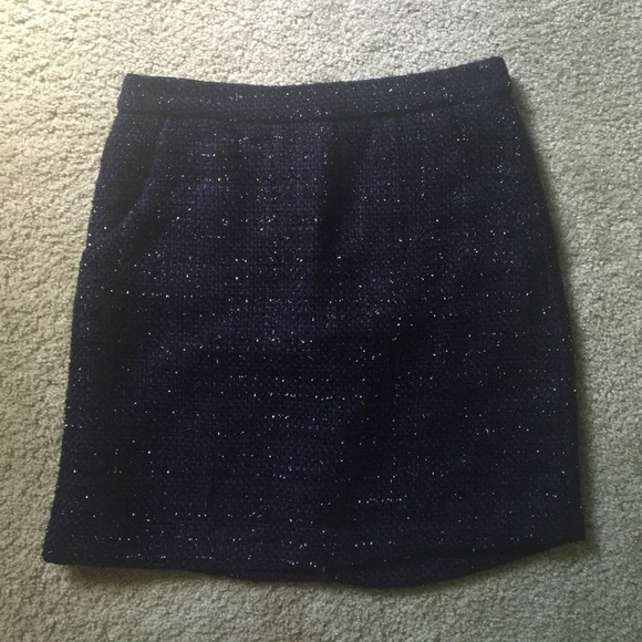 Cynthia Rowley | Blue Tweed Skirt