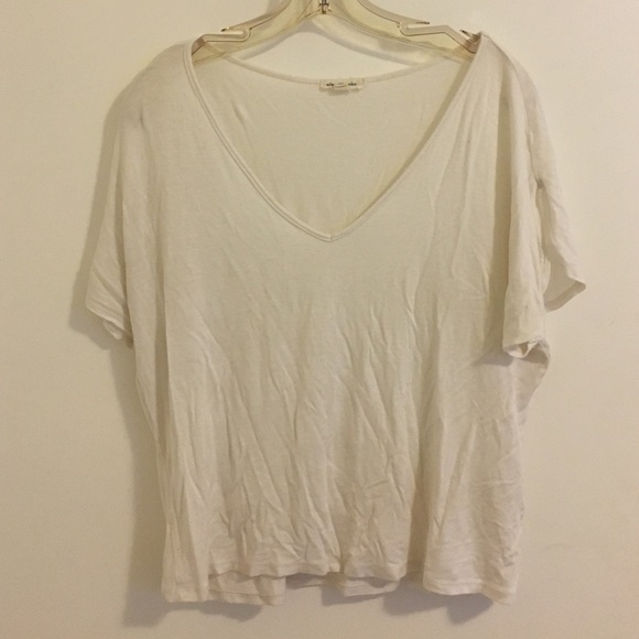 Silence and noise Split Sleeve tee