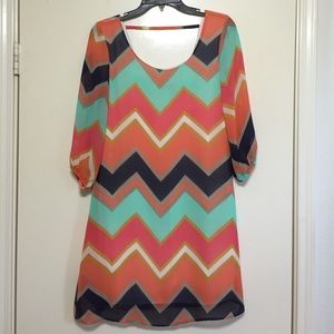 Shasa Chevron Dress