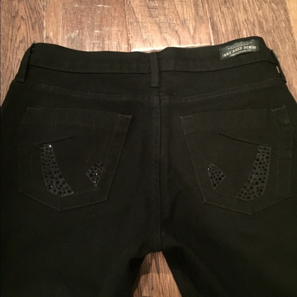 James Jeans NWOT Dry Aged Denim "Tom"  Black TALL