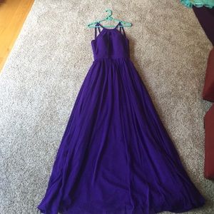 Purple prom dress