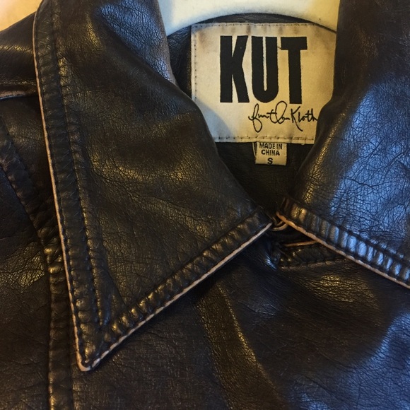 KUT from the cloth brown faux leather jacket - Picture 4 of 4