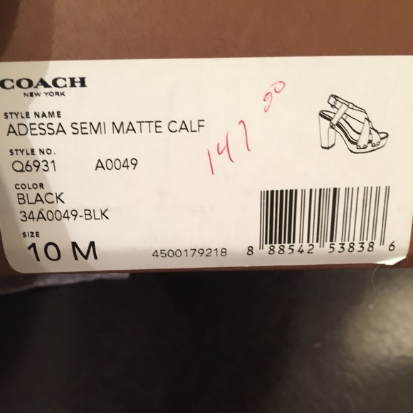 Coach platform wooden heels. - Picture 3 of 3