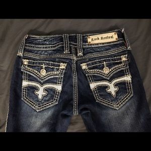 Size 26 rock revival straight leg jeans