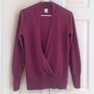 J crew faux wrap sweater