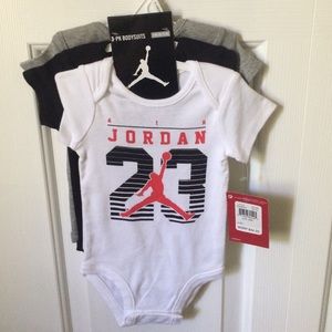 Jordan's Three Piece Onesie Set