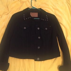Black Jean Jacket