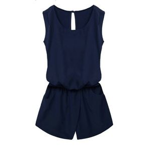 NWT Navy Romper