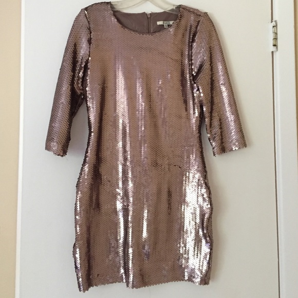 BB Dakota gold sequin dress