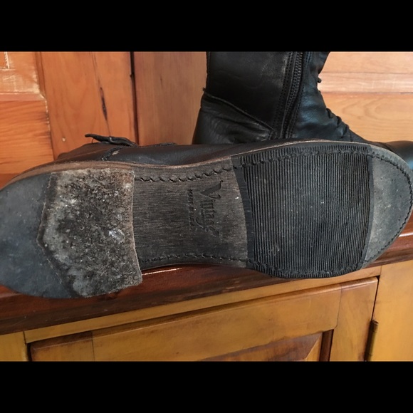 VINTAGE Shoe company Tall black riding boots - Picture 3 of 3