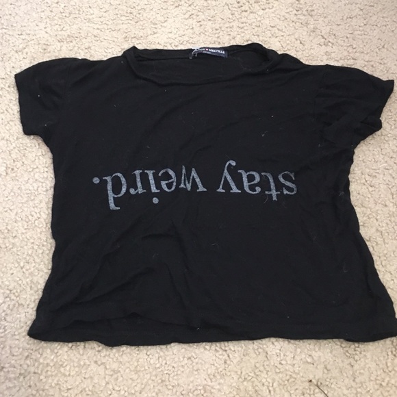 Brandy Melville "Stay Weird" Top